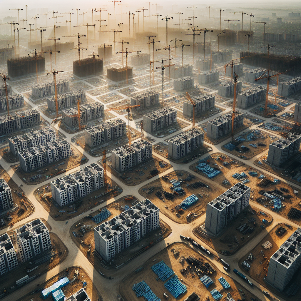 Housing starts construction activity and cranes